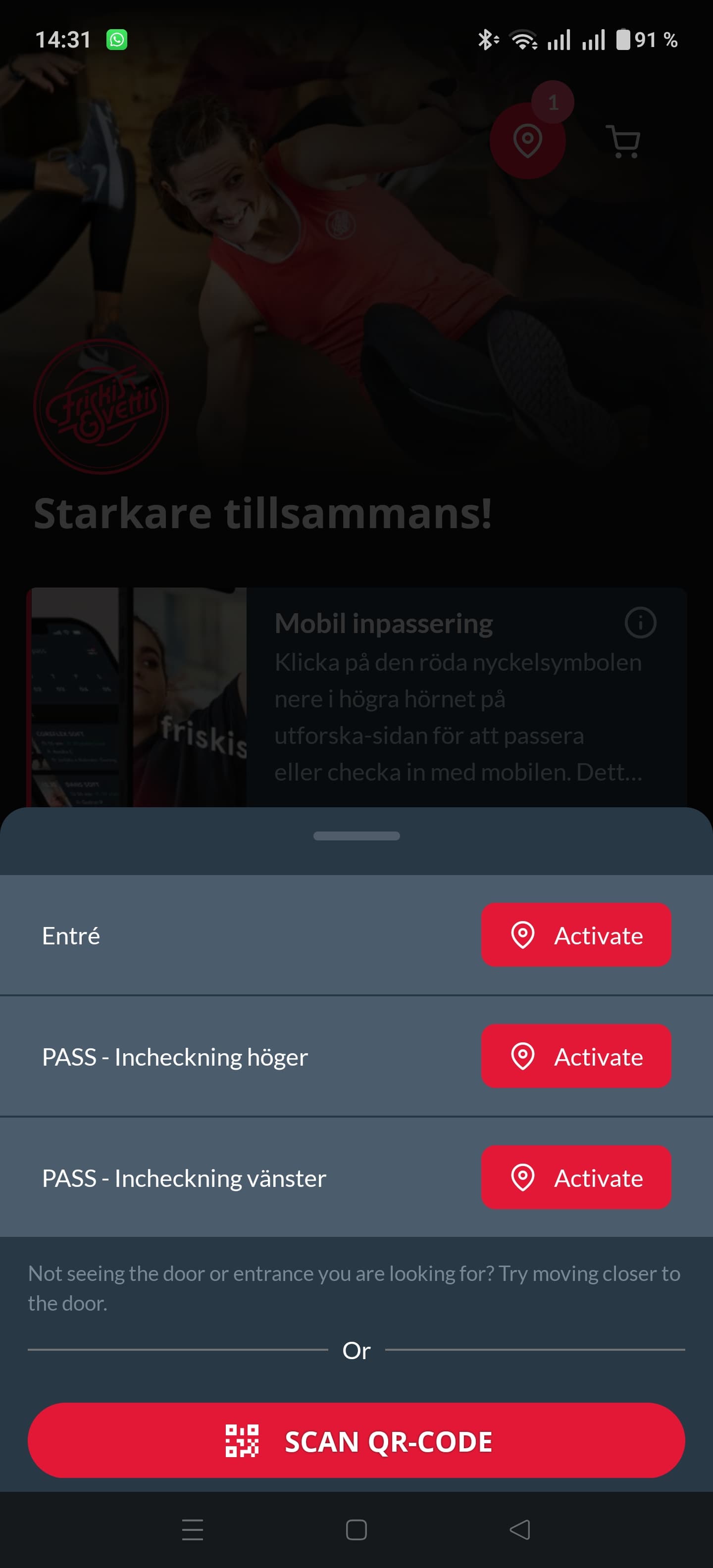 Gym app screenshot step 3